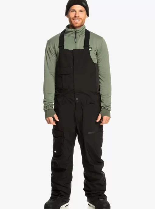 Mens Quiksilver Snow Pants | Utility Technical Snow Bib Pants