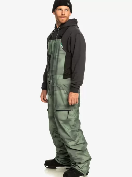 Mens Quiksilver Snow Pants | Utility Technical Snow Bib Pants
