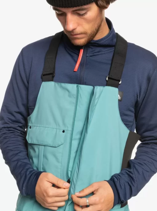 Mens Quiksilver Snow Pants | Utility Technical Snow Bib Pants