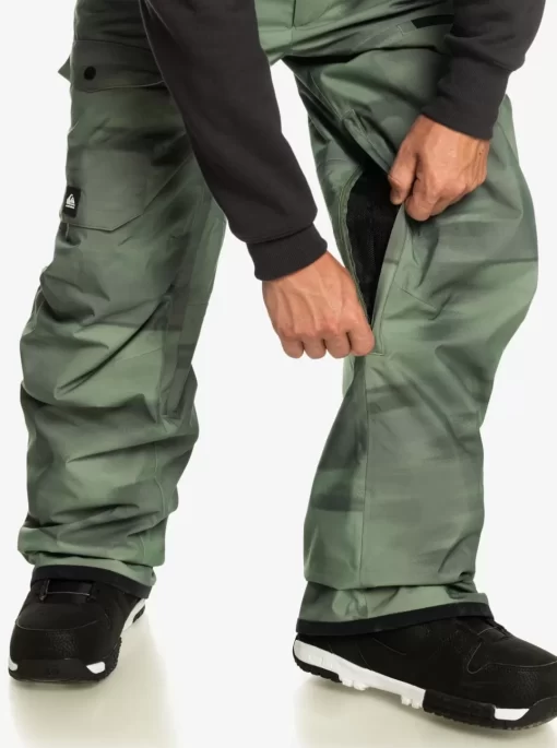 Mens Quiksilver Snow Pants | Utility Technical Snow Bib Pants