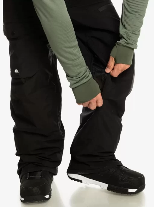 Mens Quiksilver Snow Pants | Utility Technical Snow Bib Pants
