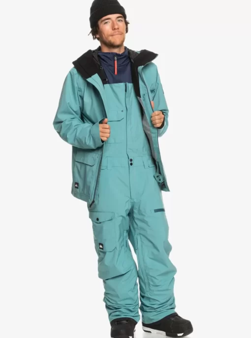 Mens Quiksilver Snow Pants | Utility Technical Snow Bib Pants