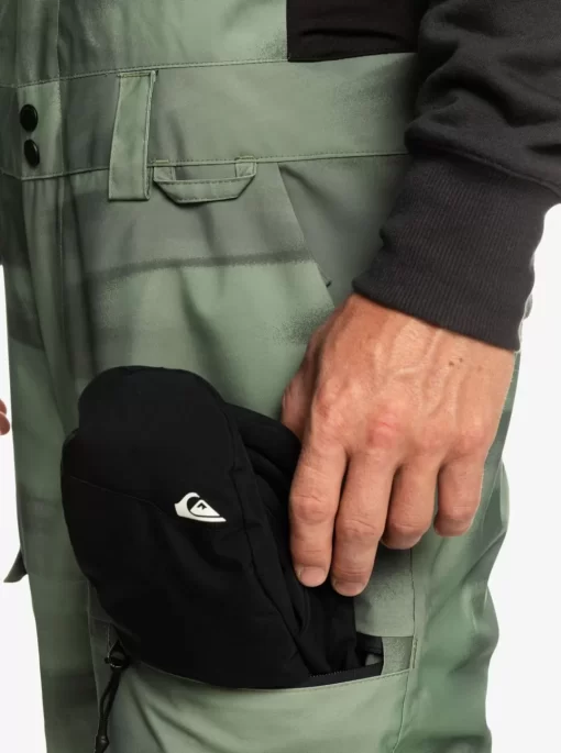 Mens Quiksilver Snow Pants | Utility Technical Snow Bib Pants