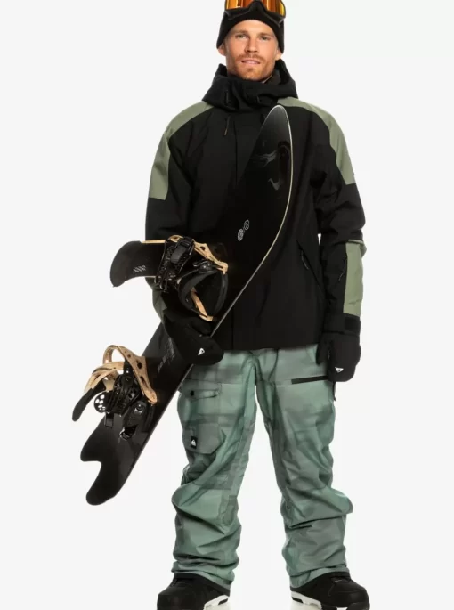 Mens Quiksilver Snow Pants | Utility Technical Snow Bib Pants