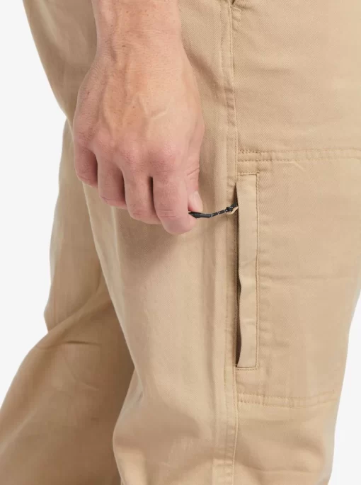 Mens Quiksilver Pants | Waterman After Surf Elastic Waist Pants