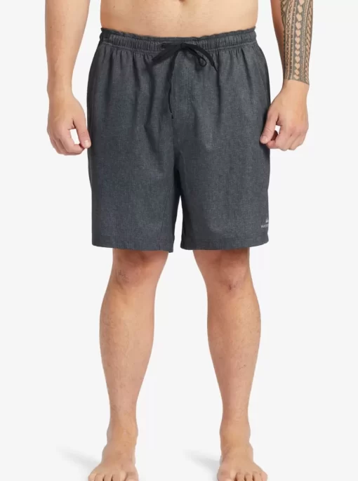 Mens Quiksilver Elastic Waist | Waterman After Surf Stretch 20" Amphibian Boardshorts