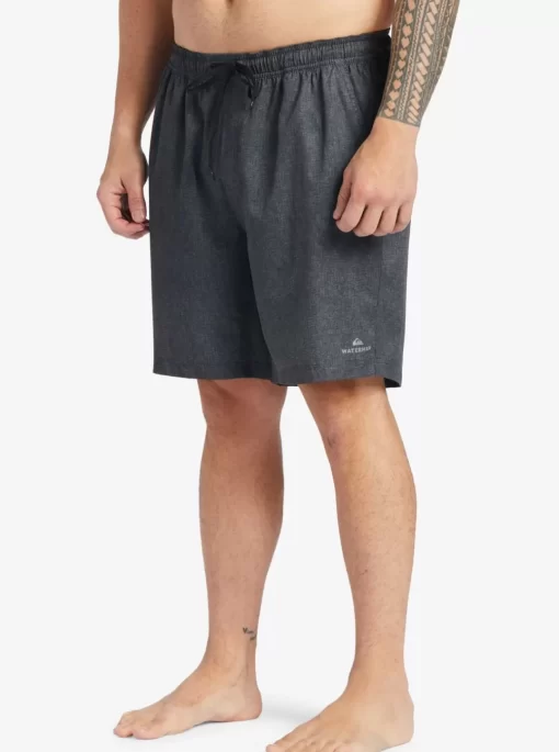 Mens Quiksilver Elastic Waist | Waterman After Surf Stretch 20" Amphibian Boardshorts