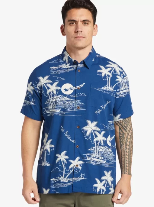 Mens Quiksilver Shirts & Polos | Waterman Ahi Holiday Woven Shirt