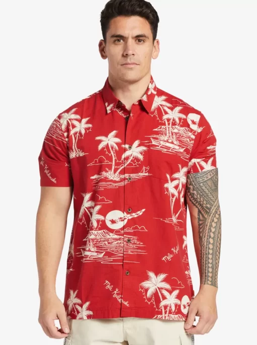 Mens Quiksilver Shirts & Polos | Waterman Ahi Holiday Woven Shirt