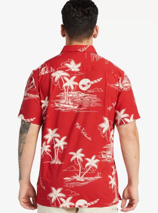 Mens Quiksilver Shirts & Polos | Waterman Ahi Holiday Woven Shirt