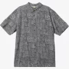 Mens Quiksilver Shirts & Polos | Waterman Amazed Palm Woven Shirt