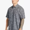 Mens Quiksilver Shirts & Polos | Waterman Amazed Palm Woven Shirt