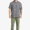 Mens Quiksilver Shirts & Polos | Waterman Amazed Palm Woven Shirt