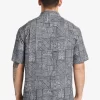 Mens Quiksilver Shirts & Polos | Waterman Amazed Palm Woven Shirt