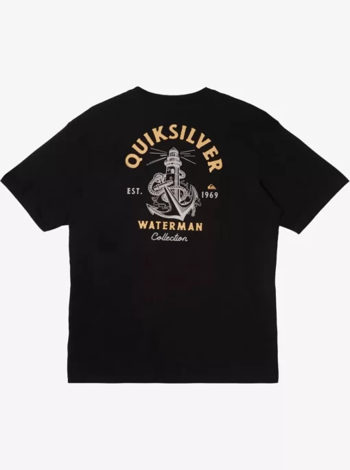 Mens Quiksilver Tees | Waterman Anchors Away Qt-Shirt