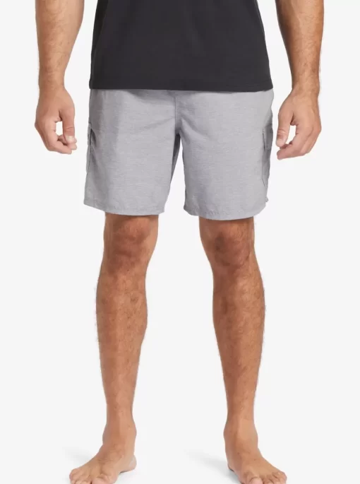 Mens Quiksilver Elastic Waist | Waterman Balance 18" Volleys