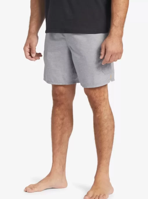 Mens Quiksilver Elastic Waist | Waterman Balance 18" Volleys
