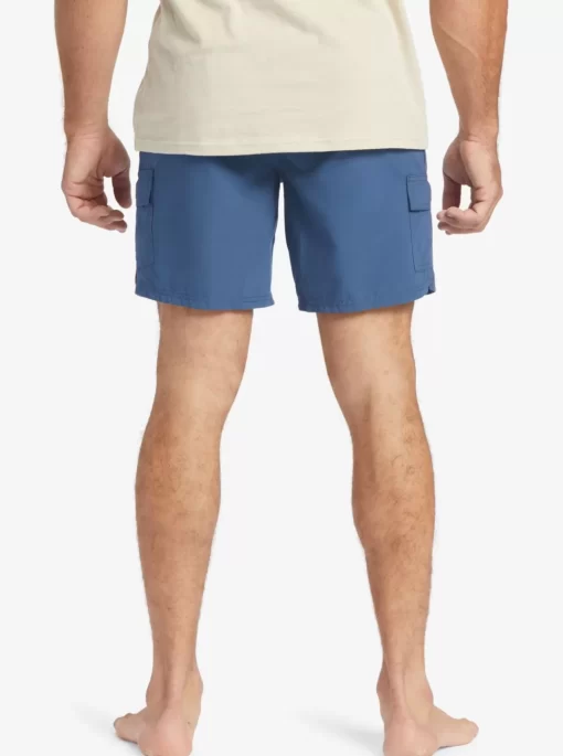 Mens Quiksilver Elastic Waist | Waterman Balance 18" Volleys