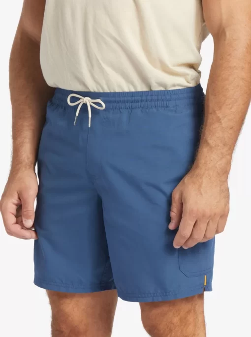 Mens Quiksilver Elastic Waist | Waterman Balance 18" Volleys