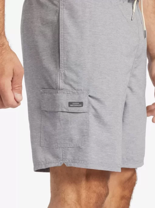Mens Quiksilver Elastic Waist | Waterman Balance 18" Volleys