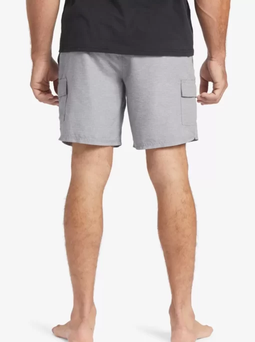 Mens Quiksilver Elastic Waist | Waterman Balance 18" Volleys