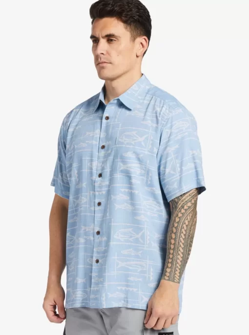 Mens Quiksilver Shirts & Polos | Waterman Bento Woven Shirt
