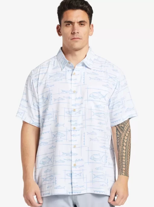 Mens Quiksilver Shirts & Polos | Waterman Bento Woven Shirt