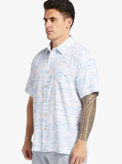 Mens Quiksilver Shirts & Polos | Waterman Bento Woven Shirt
