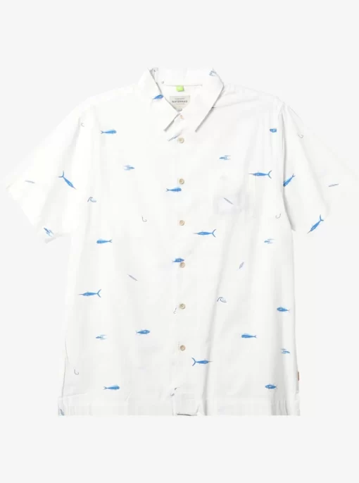 Mens Quiksilver Shirts & Polos | Waterman Big Pond Woven Shirt