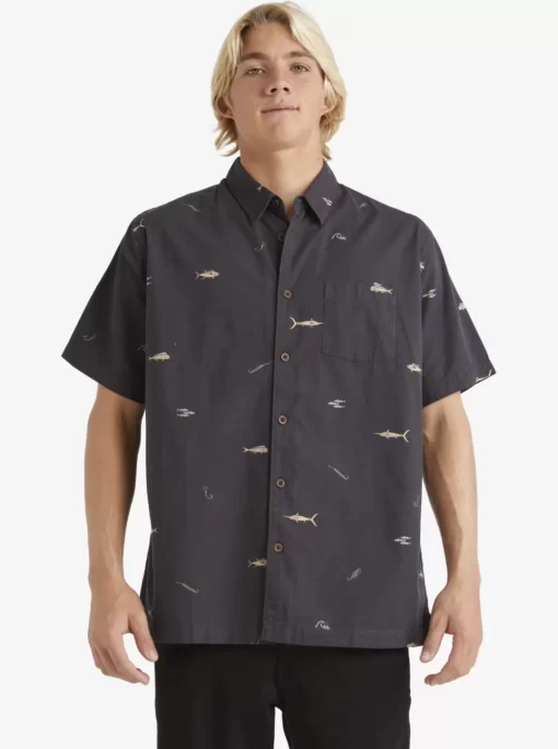 Mens Quiksilver Shirts & Polos | Waterman Big Pond Woven Shirt