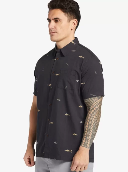 Mens Quiksilver Shirts & Polos | Waterman Big Pond Woven Shirt