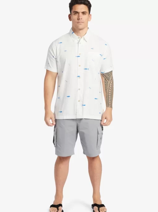 Mens Quiksilver Shirts & Polos | Waterman Big Pond Woven Shirt