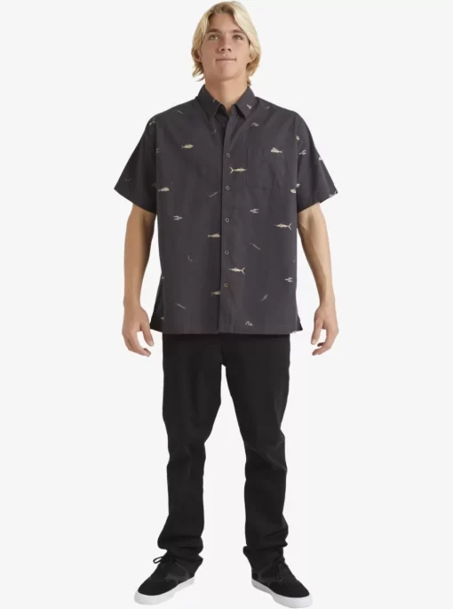 Mens Quiksilver Shirts & Polos | Waterman Big Pond Woven Shirt