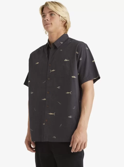 Mens Quiksilver Shirts & Polos | Waterman Big Pond Woven Shirt