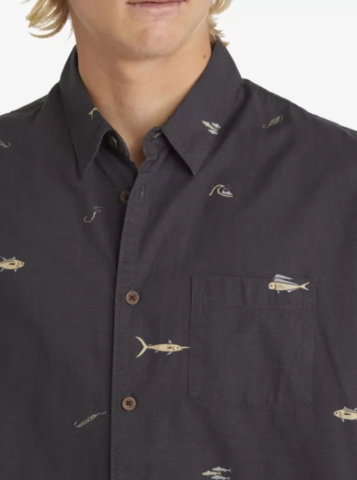 Mens Quiksilver Shirts & Polos | Waterman Big Pond Woven Shirt
