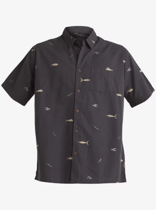 Mens Quiksilver Shirts & Polos | Waterman Big Pond Woven Shirt