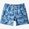 Mens Quiksilver Elastic Waist | Waterman Canoes Reef 17