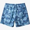 Mens Quiksilver Elastic Waist | Waterman Canoes Reef 17
