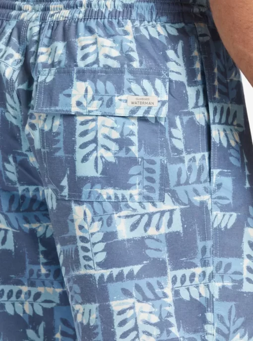 Mens Quiksilver Elastic Waist | Waterman Canoes Reef 17" Volleys
