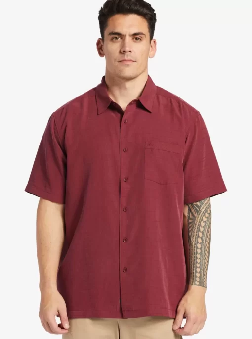 Mens Quiksilver Shirts & Polos | Waterman Centinela Premium Anti-Wrinkle Shirt