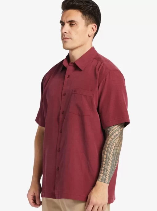 Mens Quiksilver Shirts & Polos | Waterman Centinela Premium Anti-Wrinkle Shirt