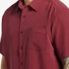Mens Quiksilver Shirts & Polos | Waterman Centinela Premium Anti-Wrinkle Shirt