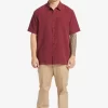 Mens Quiksilver Shirts & Polos | Waterman Centinela Premium Anti-Wrinkle Shirt