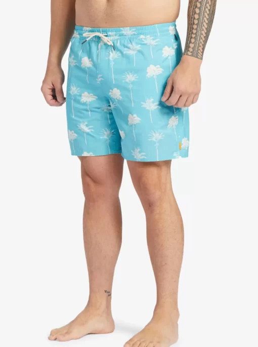 Mens Quiksilver Elastic Waist | Waterman Cliffside 17" Elastic Waist Shorts