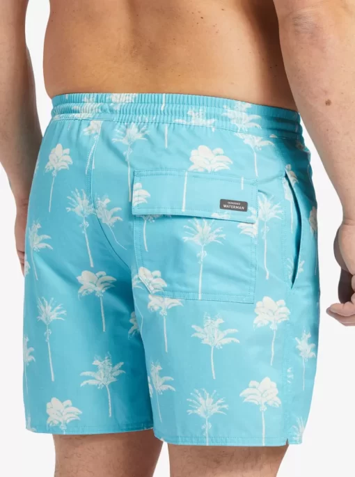 Mens Quiksilver Elastic Waist | Waterman Cliffside 17" Elastic Waist Shorts