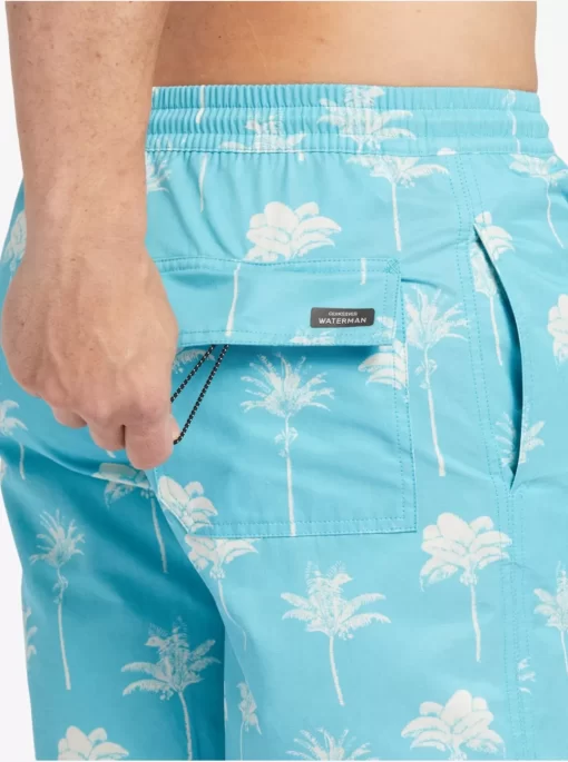 Mens Quiksilver Elastic Waist | Waterman Cliffside 17" Elastic Waist Shorts