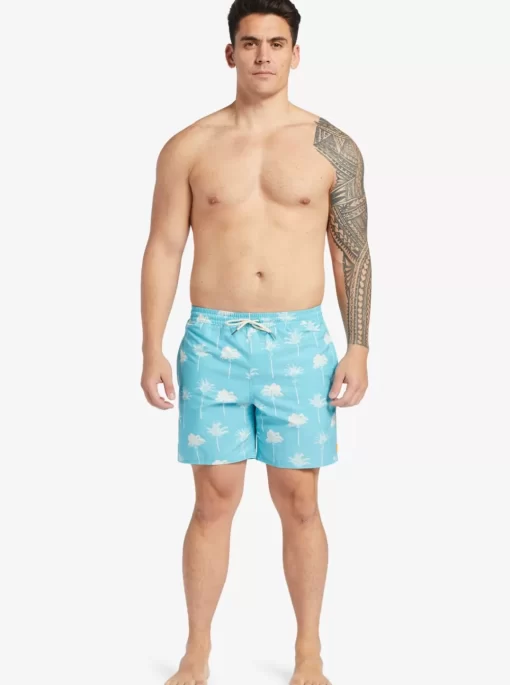 Mens Quiksilver Elastic Waist | Waterman Cliffside 17" Elastic Waist Shorts