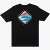 Mens Quiksilver Tees | Waterman Cross Chop Qt-Shirt