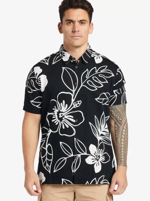 Mens Quiksilver Shirts & Polos | Waterman Cruise Town Woven Shirt