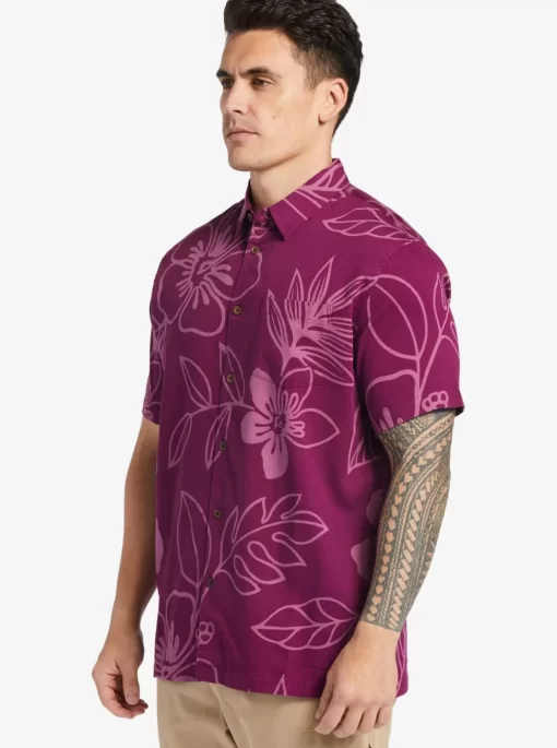 Mens Quiksilver Shirts & Polos | Waterman Cruise Town Woven Shirt